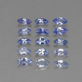 Tanzanite naturale blu da  ct, marchesa, VVS-VS