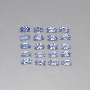 Tanzanite naturale blu da  ct, marchesa, VVS-VS