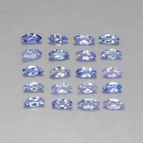 Tanzanite naturale blu da  ct, marchesa, VVS-VS