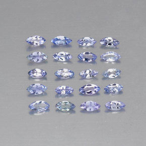 Tanzanite naturale blu da  ct, marchesa, VVS-VS