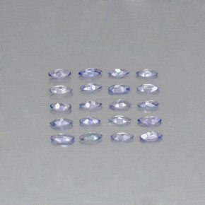 Tanzanite naturale blu da  ct, marchesa, VVS-VS