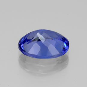 Tanzanite naturale blu da 2,80 ct, taglio ovale, VVS