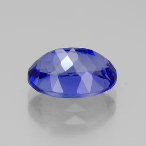 Tanzanite naturale blu da 3,33 ct, taglio ovale, VVS