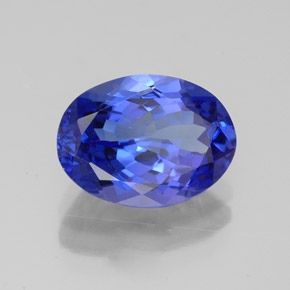 Tanzanite naturale blu da 3,15 ct, taglio ovale, VVS