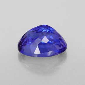 Tanzanite naturale blu da 3,40 ct, taglio ovale, VVS