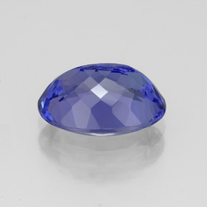 Tanzanite naturale blu da 2,99 ct, taglio ovale, IF