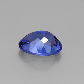 Tanzanite naturale blu da 2,12 ct, taglio ovale, VVS