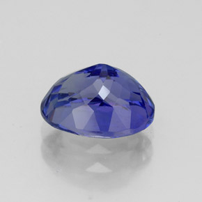 Tanzanite naturale blu da 2,49 ct, taglio ovale, VVS-VS