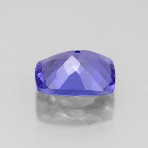 Tanzanite naturale blu da 1,60 ct, taglio a cuscino, IF