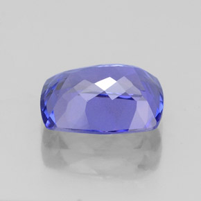 Tanzanite naturale blu da 2,36 ct, taglio a cuscino, VVS