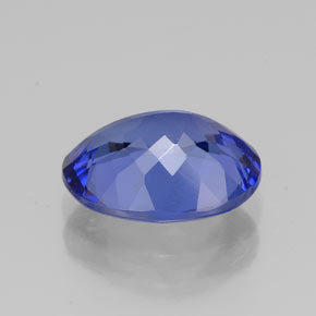 Tanzanite naturale blu da 2,76 ct, taglio ovale, VVS