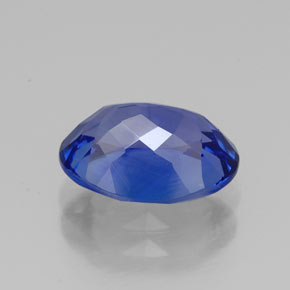 Tanzanite naturale blu da 2,71 ct, taglio ovale, IF