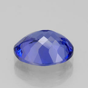 Tanzanite naturale blu da 2,92 ct, taglio ovale, IF