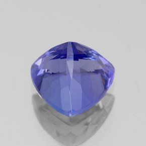 Tanzanite naturale blu da 2,19 ct, trillion, VVS-VS