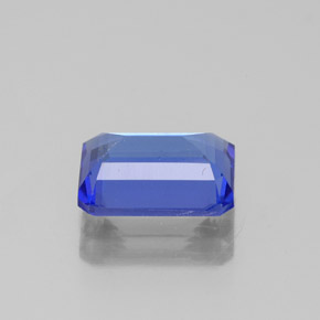 Tanzanite naturale blu da 1,63 ct, taglio smeraldo, VVS-VS