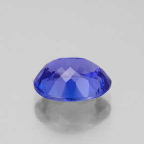 Tanzanite naturale blu da 2,81 ct, taglio ovale, VVS