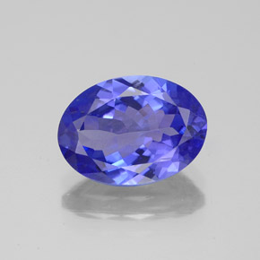 Tanzanite naturale blu da 2,83 ct, taglio ovale, VVS-VS