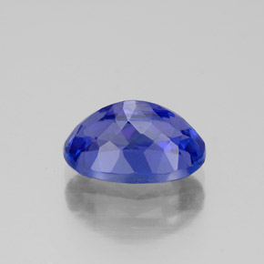 Tanzanite naturale blu da 2,66 ct, taglio ovale, VVS