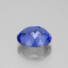 Tanzanite naturale blu da 2,70 ct, taglio ovale, VVS