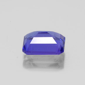Tanzanite naturale blu da 1,77 ct, taglio smeraldo, VS