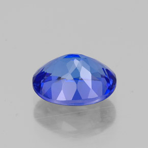 Tanzanite naturale blu da 1,60 ct, taglio ovale, VVS-VS