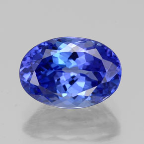 Tanzanite naturale blu da 2,73 ct, taglio ovale, VVS-VS