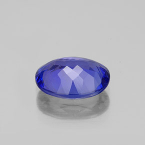 Tanzanite naturale blu da 2,32 ct, taglio ovale, VVS