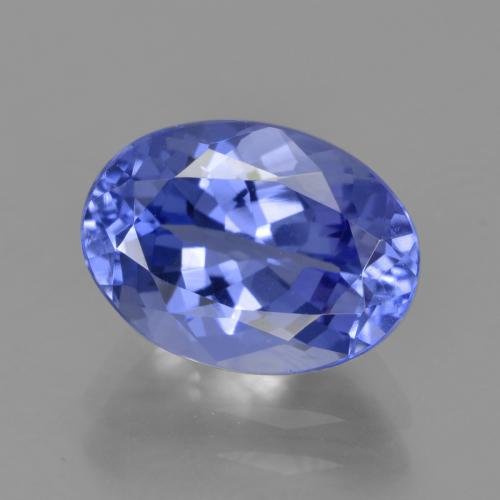 Tanzanite naturale blu da 3,46 ct, taglio ovale, VVS-VS