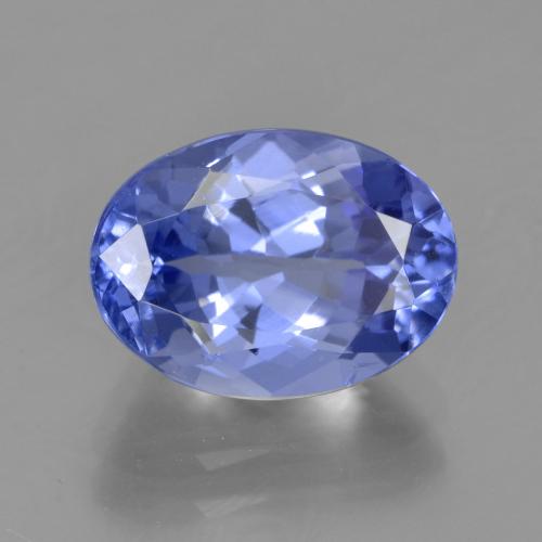 Tanzanite naturale blu da 3,46 ct, taglio ovale, VVS-VS