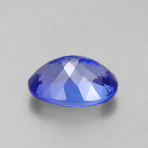 Tanzanite naturale blu da 3,12 ct, taglio ovale, VVS-VS