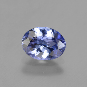 Tanzanite naturale blu da 1,22 ct, taglio ovale, VVS-VS