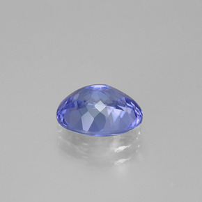 Tanzanite naturale blu da 2,22 ct, taglio ovale, VVS