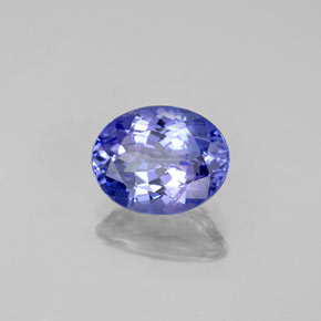 Tanzanite naturale blu da 2,10 ct, taglio ovale, VVS-VS
