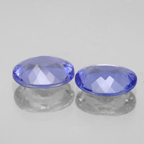 Tanzanite naturale blu da  ct, taglio ovale, VVS
