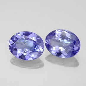 Tanzanite naturale blu da  ct, taglio ovale, VVS-VS