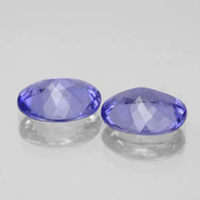 Tanzanite naturale blu da  ct, taglio ovale, VVS-VS