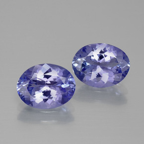 Tanzanite naturale blu da 3,38 ct, taglio ovale, VVS-VS