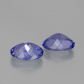 Tanzanite naturale blu da 3,38 ct, taglio ovale, VVS-VS