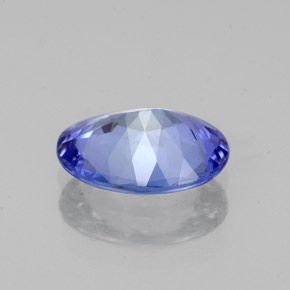 Tanzanite naturale blu da 1,51 ct, taglio ovale, VVS