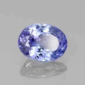 Tanzanite naturale blu da 1,92 ct, taglio ovale, VVS-VS