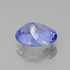 Tanzanite naturale blu da 1,92 ct, taglio ovale, VVS-VS