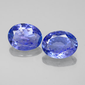 Tanzanite naturale blu da 3,17 ct, taglio ovale, VVS-VS