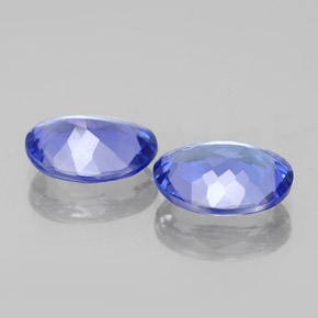 Tanzanite naturale blu da 3,17 ct, taglio ovale, VVS-VS