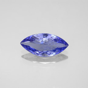 Tanzanite naturale blu da 1,33 ct, marchesa, VVS-VS