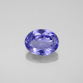 Tanzanite naturale blu da 1,73 ct, taglio ovale, VVS