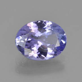 Tanzanite naturale blu da 1,96 ct, taglio ovale, VVS
