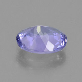 Tanzanite naturale blu da 1,96 ct, taglio ovale, VVS