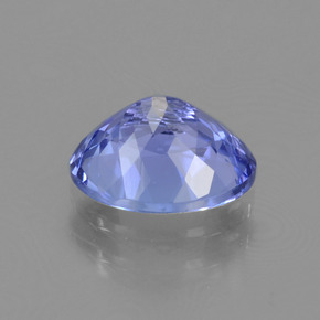 Tanzanite Intenso Viola Blu naturale da 1.71 ct, Taglio ovale, VVS