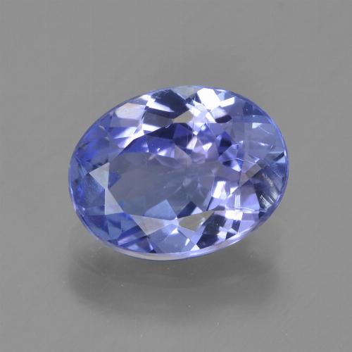 Tanzanite Intenso Viola Blu naturale da 1.94 ct, Taglio ovale, VS
