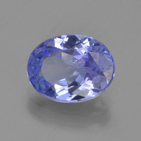 Tanzanite Intenso Viola Blu naturale da 1.94 ct, Taglio ovale, VS